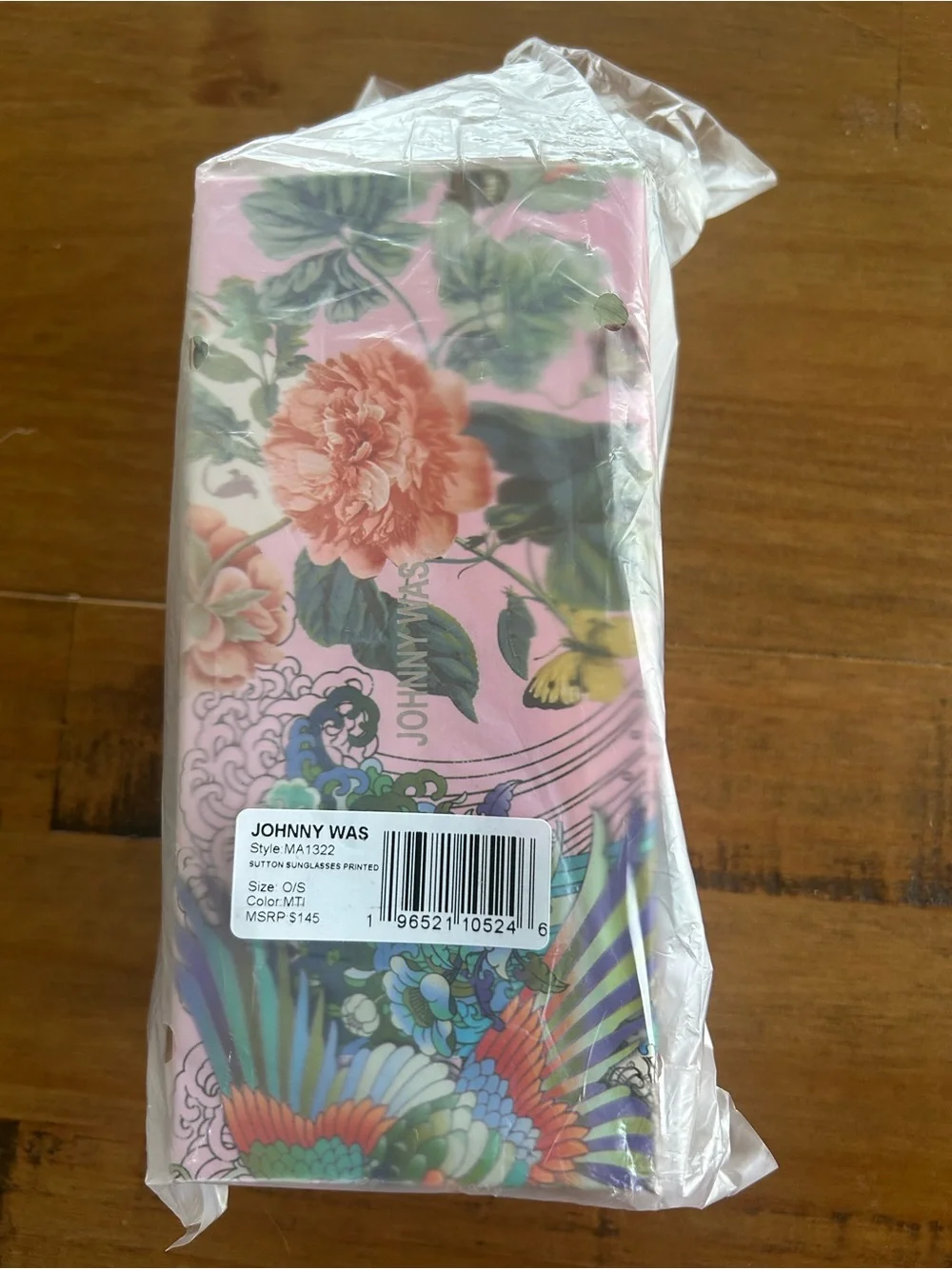 Johnny Was Sutton Floral Print Oversized Square Sunglasses NWT - Picture 3 of 12